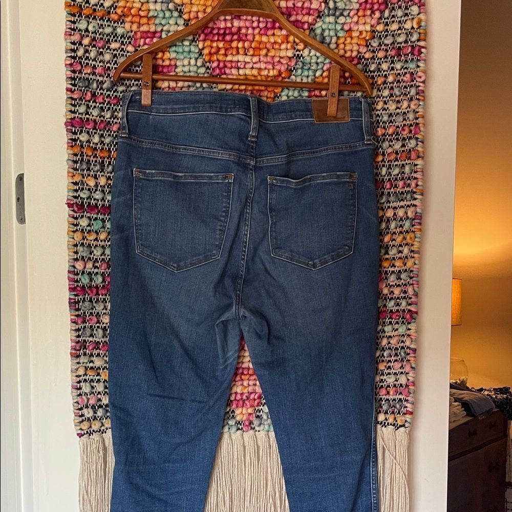 Madewell High Rise Button-Fly Blue Jeans - Picture 5 of 7